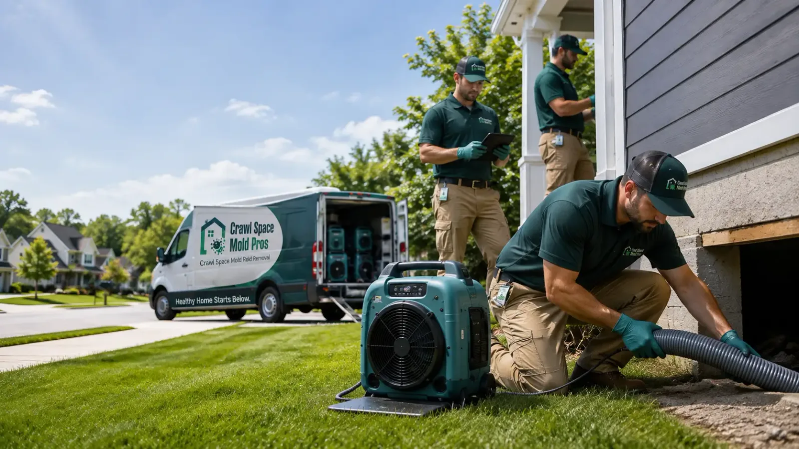 Crawl Space Mold Removal in Deer Park, WA